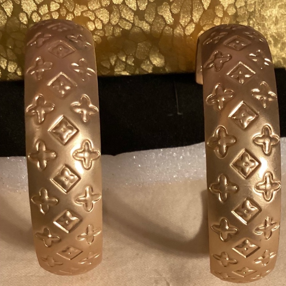 Lux inspired Hoop Earrings